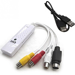 Avis Wewoo Acquisition vidéo Adaptateur de carte capture audio portable USB 2.0 VHS sur DVD pour Win7 / Win8 / XP / Vista, lecteur gratuit