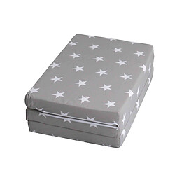 Roba Matelas 3 parties pour lit parapluie Little Stars 60x120