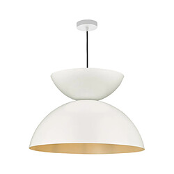 Luminaire Center Suspension Riya Blanc Mat