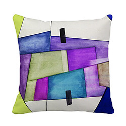 Alter Coussin avec impression numérique, 100% Made in Italy, Coussin de canapé décoratif, amovible et lavable, modèle Porfidia, 40x40x5 cm