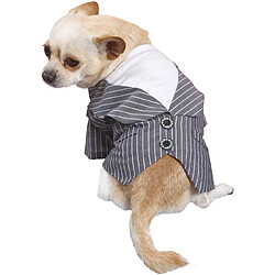 Acheter Doggy dolly C018 Chien Veste à Rayures Fines Gris