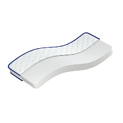 vidaXL Matelas en mousse à mémoire de forme blanc 80x160x17 cm