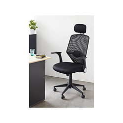 Habitat Et Jardin Fauteuil de bureau ministre Galleon - Noir 