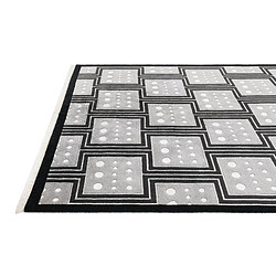 Vidal Tapis de laine 239x170 noir Darya