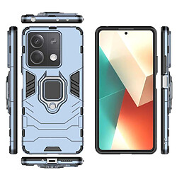 Htdmobiles Coque pour Xiaomi Redmi Note 13 5G - housse etui rigide anti choc + verre trempe - BLEU FONCE