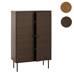 MENDLER Highboard N78 - Brun foncé