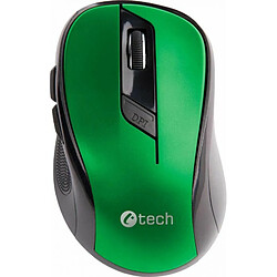 C-TECH WLM-02G Souris RF sans Fil Optique 1600 DPI Droitier Noir, Vert - Souris (Droitier, Optique, RF sans Fil, 1600 DPI, Noir, Vert)