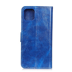 Avis Wewoo Coque Housse en cuir à rabat pour iPhone 11 Pro avec support et fentes cartes cadre photo et porte-monnaie Bleu