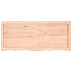 Acheter vidaXL Étagère murale 120x50x(2-4) cm bois de chêne massif non traité