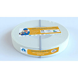 cable réseau - catégorie 6a - utp - lsoh-fr - 2 x 4 paires - couronne de 100 mètres - ivoire - dca - acome r7292ac1