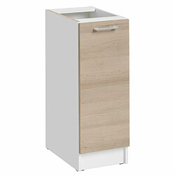 Cuisineandcie - Meuble bas de cuisine Eco Chene Naturel 1 porte L 30 cm