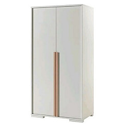 Vipack LONDON Armoire 2 Portes Blanc mat