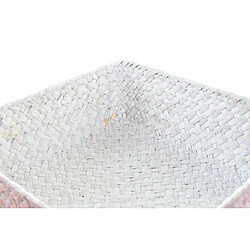 Acheter Set de basket DKD Home Decor Polyester Fibre naturelle Boho méditerranéen (26 x 26 x 9 cm) (4 Pièces)