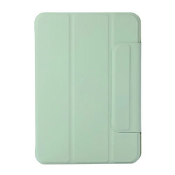 Etui en PU + TPU auto-absorbé avec support Vert matcha pour votre iPad mini (2021)