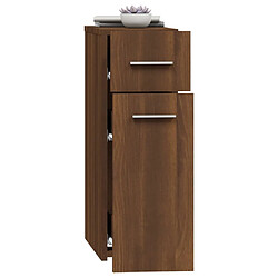 Avis vidaXL Armoire apothicaire Chêne marron 20x45,5x60cm Bois d'ingénierie