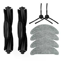 AD adapté pour Mijia Roadmi Eve Plus Robot de balayage, accessoires brosse à rouleau, brosse de chiffon, brosse de bord de vadrouille