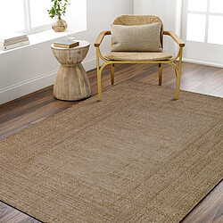 Thedecofactory JUTA ASPECT FRAME - Tapis aspect jute naturel 120x160 pas cher