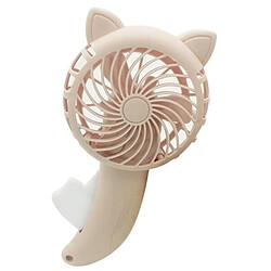 (rose) 1PC Ventilateur à Main Ventilateur à Pression Manuelle Mini Ventilateur Portable Sans Batterie