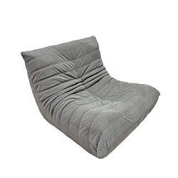 SoftEva Canapé simple - Gris Clair - sans assemblage, soutien ergonomique du corps entier, mousse élastique haute densité, intérieur Premium Soft touch