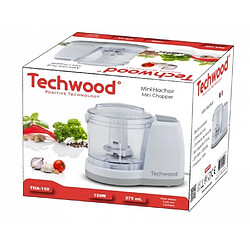 Avis Techwood Mini Hachoir Blanc 150W Lames en inox Bol capacite 375 mL