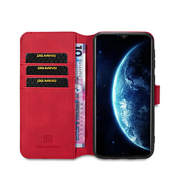 Acheter Wewoo Housse Coque Pour Galaxy M30s Etui à rabat horizontal côté huile avec supportlogements cartes et portefeuille Rouge