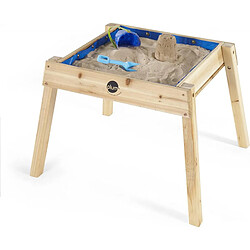 Plum Table à sable et jeu d'eau en bois - bleu