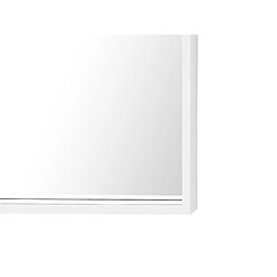 Beliani Miroir BRIGNOLES 50 cm Blanc pas cher