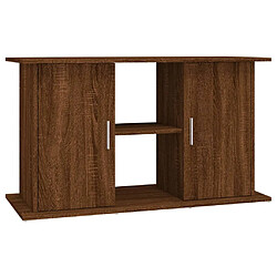 vidaXL Support d'aquarium chêne marron 101x41x58 cm bois d'ingénierie