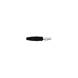 Perel Fiche 4mm a trou transversal, a souder - noir (vq 30)