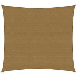 Helloshop26 Voile d'ombrage 160 g/m² 2,5 x 3 m PEHD taupe 02_0009296