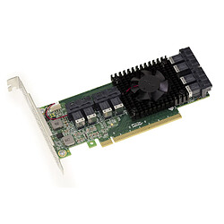 Avis Kalea-Informatique Carte PCIe 3.0 16x pour 8 SSD U.2 NVMe (U2 NGFF) ou 8 ports PCIe x4. Multi Host Switch Card. CHIPSET PLX PEX 8749 High et Low profile.