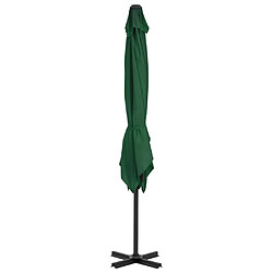 Helloshop26 Parasol avec base portable 2,5 x 2,5 cm vert 02_0008062