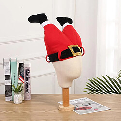 Wewoo Fête De Noël Père Jambe Pantalon Peluche Cap Décoration