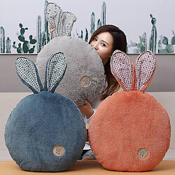 Avis Universal 42 cm dessin animé peluche peluche bureau sieste oreiller oreille lapin mignon coussin canapé (brique