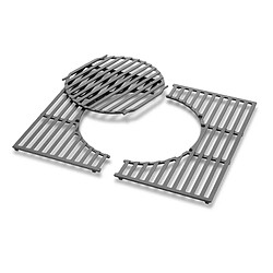 Avis Weber Gourmet BBQ System Grille de cuisson 51,9 x 44,5 x 1,3 cm avec grille centrale amovible, compatible avec Spirit Series 200