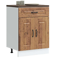 vidaXL Armoire de cuisine Kalmar vieux bois bois d'ingénierie