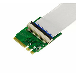 Acheter Kalea-Informatique Adaptateur Riser PCIe x4 vers M2 E A Key avec nappe blindée 15cm ou 25cm