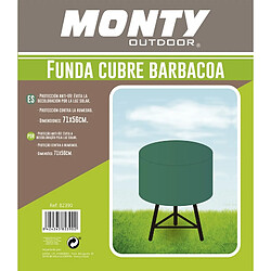 BigBuy Garden Housse de protection pour barbecue Vert Raphia 71 x 71 x 56 cm