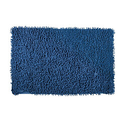 MSV Tapis de bain Coton 40x60cm Bleu Marine