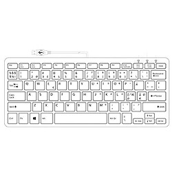 Acheter R-Go Tools Clavier Compact, QWERTY (Nordic), Blanc, Filaire - Claviers (QWERTY (Nordic), Blanc, Filaire, Mini, avec Fil, USB, QWERTY, Blanc)