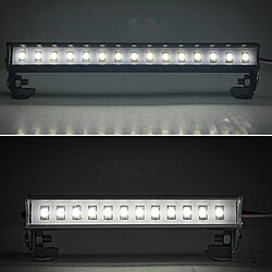 93mm longueur 12 leds toit lumières barre pour 1/16 1/12 camions rc c blanc