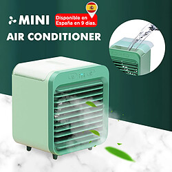 Ventilateur de Refroidisseur d'Air USB Ventilateur de Bureau Petit Ventilateur de Table de Bureau Personnel avec Vent Fort Fonctionnement Silencieux Mini Ventilateur Portable pour le Bureau