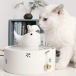 Universal Mignonne céramique automatique pour animaux de compagnie fontaine d'eau potable machine à eau pour chiens boisson pour chiens et chats bol d'alimentation pour chats pas cher