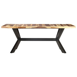 vidaXL Table de salle à manger 200x100x75 cm Bois avec finition miel