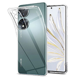 Htdmobiles Coque pour Huawei Honor 70 5G - housse etui silicone gel fine + film ecran - TRANSPARENT TPU