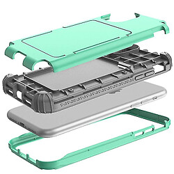 Universal Étui de téléphone mobile YH-FLIP avec miroir de maquillage, adapté à l'étui de téléphone mobile anti-décompte de la série Samsung (Green Mint)