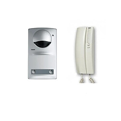 Acheter Ledkia Kit Interphone 2 Logement 2 fils avec Panneau en Saillie et 2 Téléphones Serie 7 TEGUI 375720 Blanc