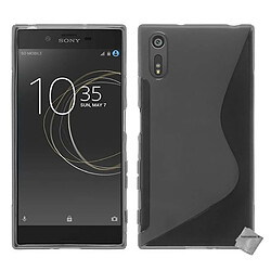 Htdmobiles Coque silicone gel fine pour Sony Xperia XA1 Ultra + film ecran - TRANSPARENT