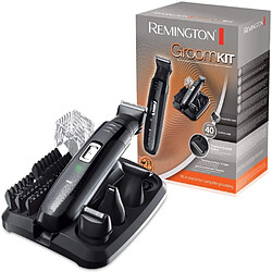 Remington Tondeuse Multifonctions pour Barbe Nez Oreilles Corps avec Lames Titanium Auto-Affutées gris noir