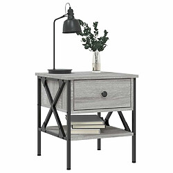 Avis Maison Chic Lot de 2 Tables de chevet - Tables de Nuit sonoma gris 40x42x45 cm bois ingénierie